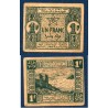 Maroc Chérifien P.42, TB+, Billet de 1 Franc 1944 Fès