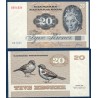Danemark Pick N°49a, Neuf Billet de banque de 20 Kroner 1979