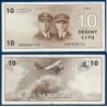 Lituanie P.47a, TTB Billet de 10 Litu 1991 darius et girenas