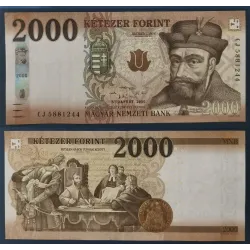Hongrie Pick N°204c, Sup Billet de banque de 2000 Forint 2020