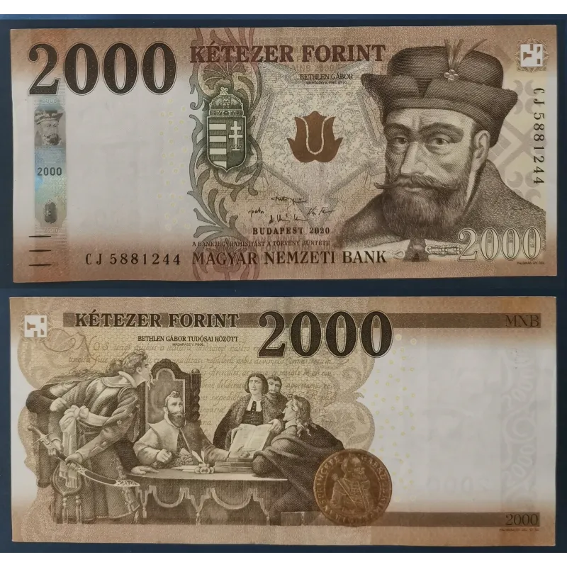 Hongrie Pick N°204c, Sup Billet de banque de 2000 Forint 2020 Hongrie Pick N°204c, Sup Billet de banque de 2000 Forint 2020