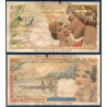 Reunion Pick 55a, B Billet de banque de 20 nouveaux francs sur 1000 Francs 1967