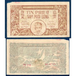 Viet-Nam Nord Pick N°51a, TTB Billet de banque de 50 dong 1949-1950