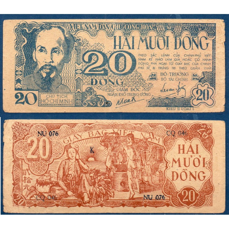 Viet-Nam Nord Pick N°24b, TTB Billet de banque de 20 dong 1948
