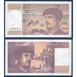 20 Francs Debussy Neuf 1997 Billet de la banque de France