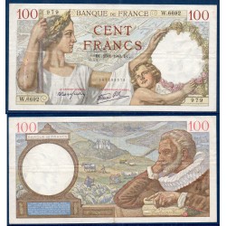 100 Francs Sully TTB- 25.1.1940 Billet de la banque de France