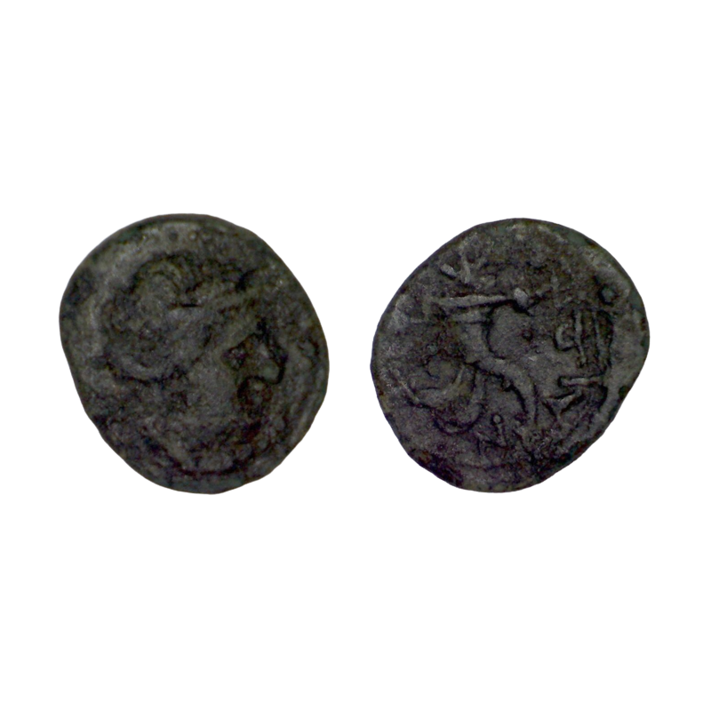 Sicile, Aetna Ae16 Litra (-208 à -205) Persephone