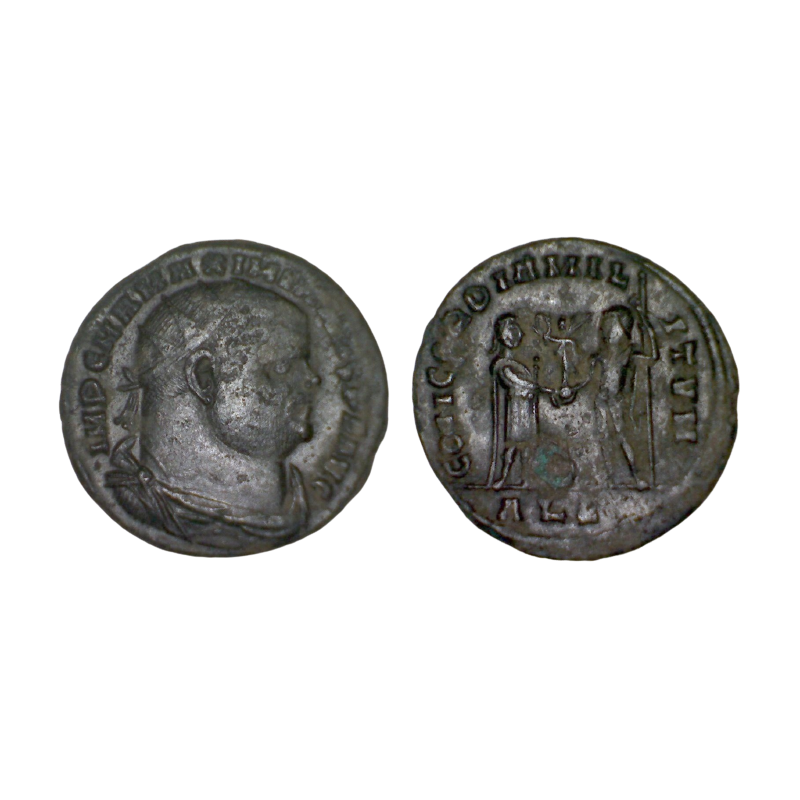 Ae3 post reforme Maximien Hercule (295-299), Ric 46b Sear 13315 atelier Alexandrie