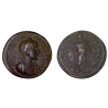 Ae26 Gordien III province de Moésie inférieure, Tomis (238-244) Esculape