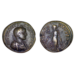 Ae26 Gordien III province de Moésie inférieure, Tomis (238-244) Nemésis