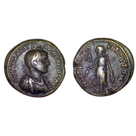 Ae26 Gordien III province de Moésie inférieure, Tomis (238-244) Nemésis