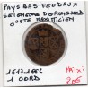 Pays Bas féodaux, Gronsveld, Juste Maximilien 1617-1662 1 Oord AB pièce de monnaie
