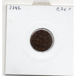 Suisse Canton Genève 6 denier 1785 TTB, KM 79 pièce de monnaie