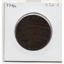 Inde Britannique Madras 20 cash 1803 B+, KM 321 pièce de monnaie