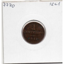 Italie Lombardie Venetie 1 centessimo 1822 M TTB, KM C1.2 pièce de monnaie