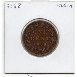 Canada 1 cent 1888 TTB-, KM 7 pièce de monnaie