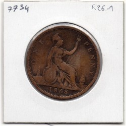 Grande Bretagne Penny 1868 TB, KM 749 pièce de monnaie