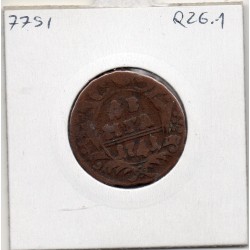 Russie 1/2 Kopeck denga 1741 TB-, KM 188 pièce de monnaie