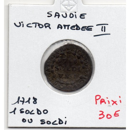 Duché de Savoie, Victor-Amédée II (1718) Soldo Turin