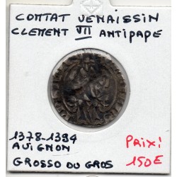 Comtat Venaissin, Clement VII Antipape (1378-1394) Gros ou Grosso Avignon