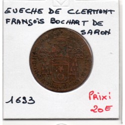 Jeton Francois Bochart de Saron, Evechée de Clermont Auvergne