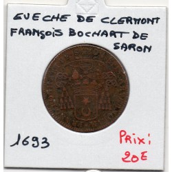 Jeton Francois Bochart de Saron, Evechée de Clermont Auvergne