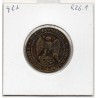 Medaille Satirique module 5 centimes Napoléon III bataille de Sedan, apres 1870