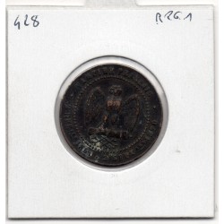 Medaille Satirique module 5 centimes Napoléon III bataille de Sedan, apres 1870