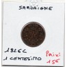 Italie Sardaigne 1 centesimo 1826 L TTB, KM 125 pièce de monnaie