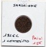 Italie Sardaigne 1 centesimo 1826 L TTB, KM 125 pièce de monnaie