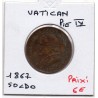 Vatican Pius ou Pie IX 1 Soldo 1867 TTB, KM 1372.2 pièce de monnaie