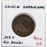 Italie Sardaigne 20 Soldi 1796 B, KM 94 pièce de monnaie