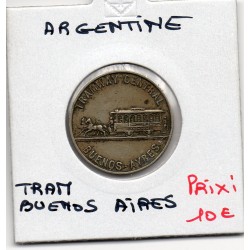 Argentine Buenos Aires Jeton de Tramway non daté, pièce de monnaie