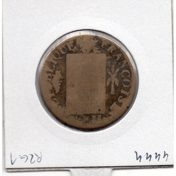 1 sol aux balances 1793 W Lille B-, France pièce de monnaie