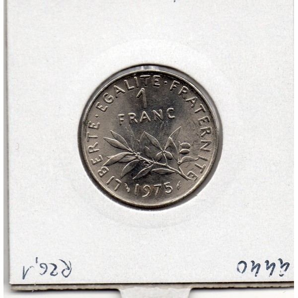 1 franc Semeuse Nickel 1975 Spl, France pièce de monnaie