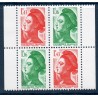 Timbre France Yvert No 5635-5636 Bloc de 4 libertée de Gandon luxe **