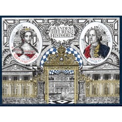 Bloc Feuillet France Yvert F5640 Grandes heures de l'histoire Louis XV 2022 luxe **