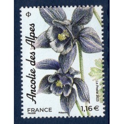 Timbre France Yvert No 5652 Ancolie des Alpes neuf luxe **