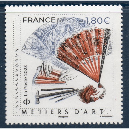 Timbre France Yvert No 5656 Eventailliste, metier d'art neuf luxe **