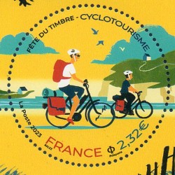 Timbre France Yvert No 5659 fête du timbre Cyclotourisme neuf luxe **