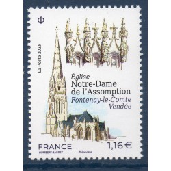 Timbre France Yvert No 5671 Eglise Notre dame de l'Assomption neuf luxe **