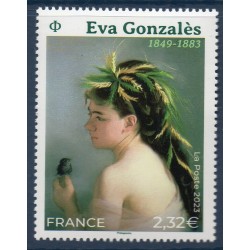 Timbre France Yvert No 5674 Eva Gonzales Le moineau neuf luxe **