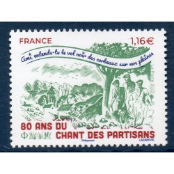 Timbre France Yvert No 5686, Chant des partisans neuf luxe **