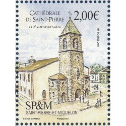 Timbre Saint Pierre et Miquelon 1196 Cathédrale Saint-Pierre neuf ** 2017