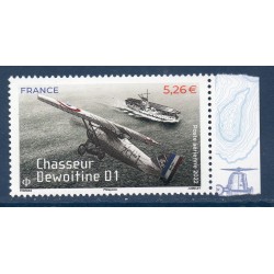 Timbre France Poste Aérienne Yvert 92a Chasseur dewoitine D1 de Minifeuille