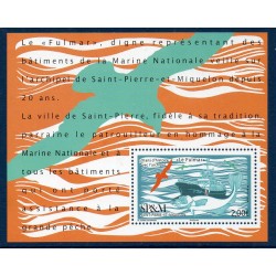 Timbres Saint Pierre et Miquelon Bloc f1203 Navire le Fulmar neuf ** 2018