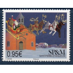 Timbre Saint Pierre et Miquelon 1212 Noel neuf ** 2018