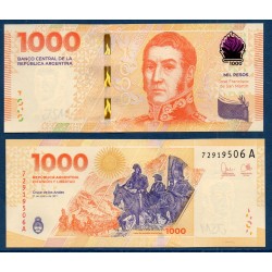 Argentine Pick N°367, Neuf Billet de banque de 1000 Pesos 2023