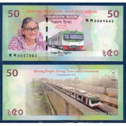Bangladesh Pick N°72, neuf Billet de banque de 50 Taka 2022