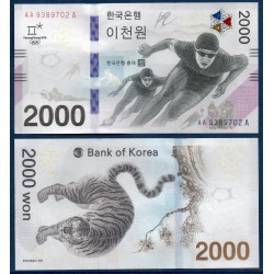 Corée du Sud Pick N°58, Billet de banque de 2000 Won 2018
